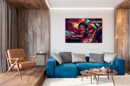 Obraz Colorful woman - 90 x 60 cm