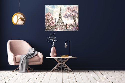 Obraz Eiffel Tower2 - 90 x 70 cm