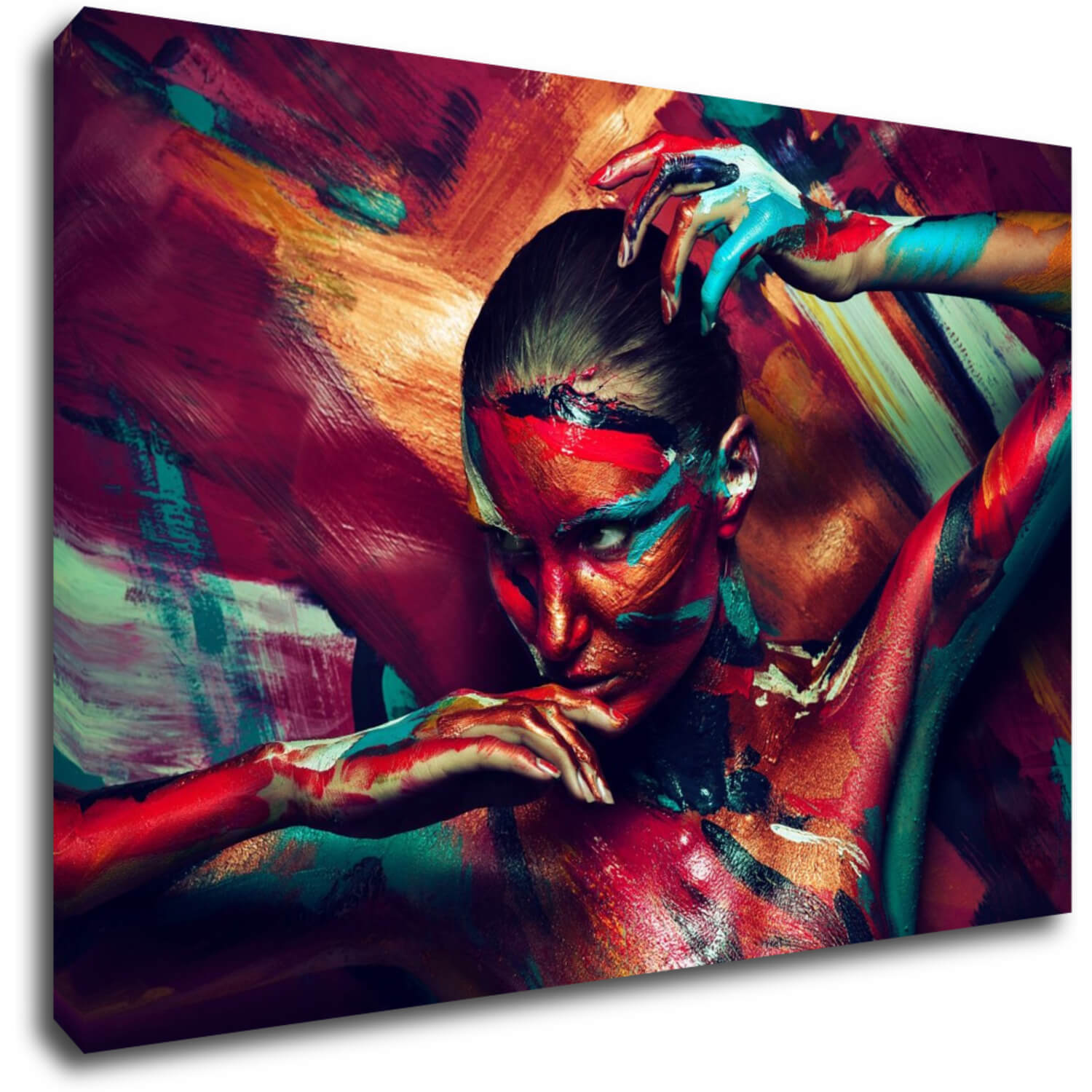 Obraz Colorful woman - 90 x 60 cm