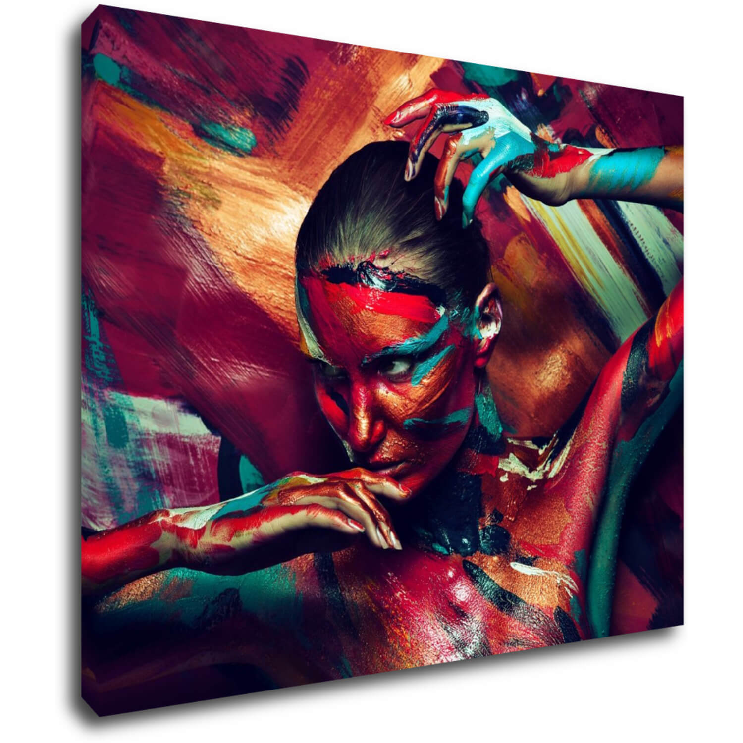 Obraz Colorful woman - 90 x 70 cm