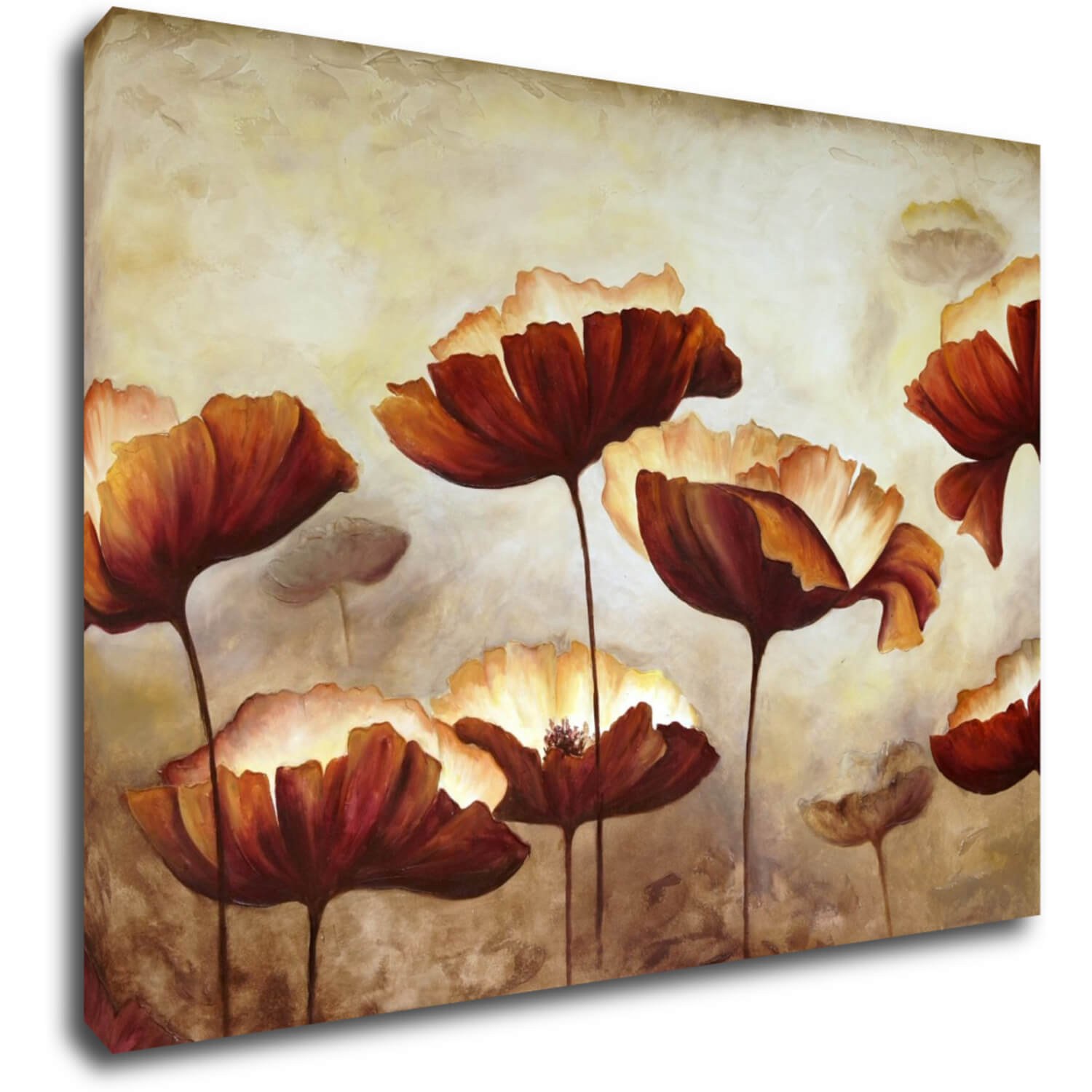 Obraz Flowers red and yellow - 70 x 50 cm