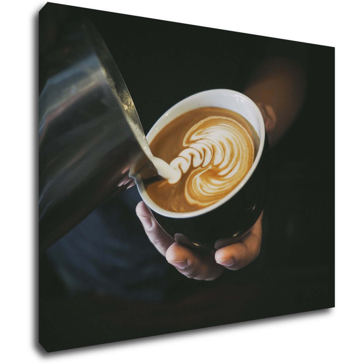 Obraz Latte art - 90 x 70 cm