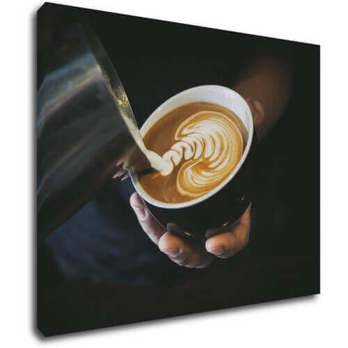 Obraz Latte art - 90 x 70 cm