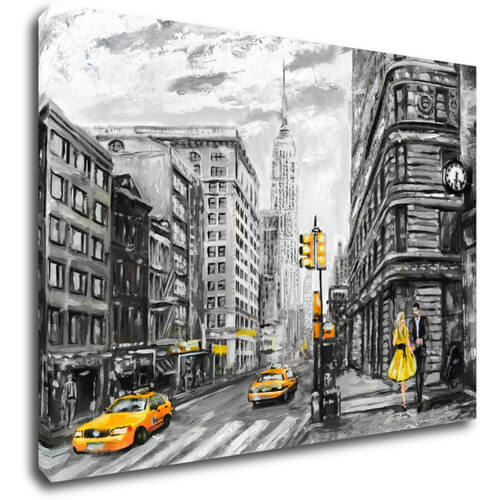 Obraz New York Yellow Details - 70 x 50 cm