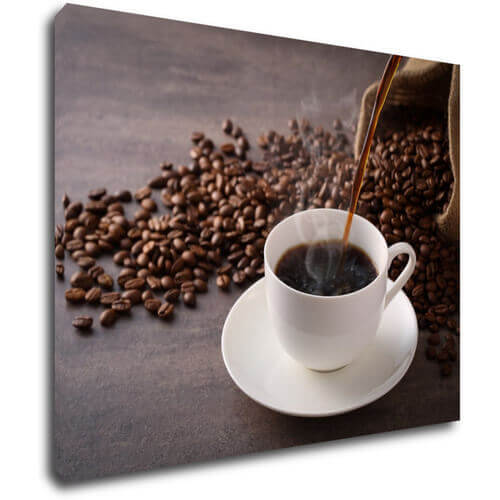 Obraz Cup Of Coffee White - 90 x 70 cm