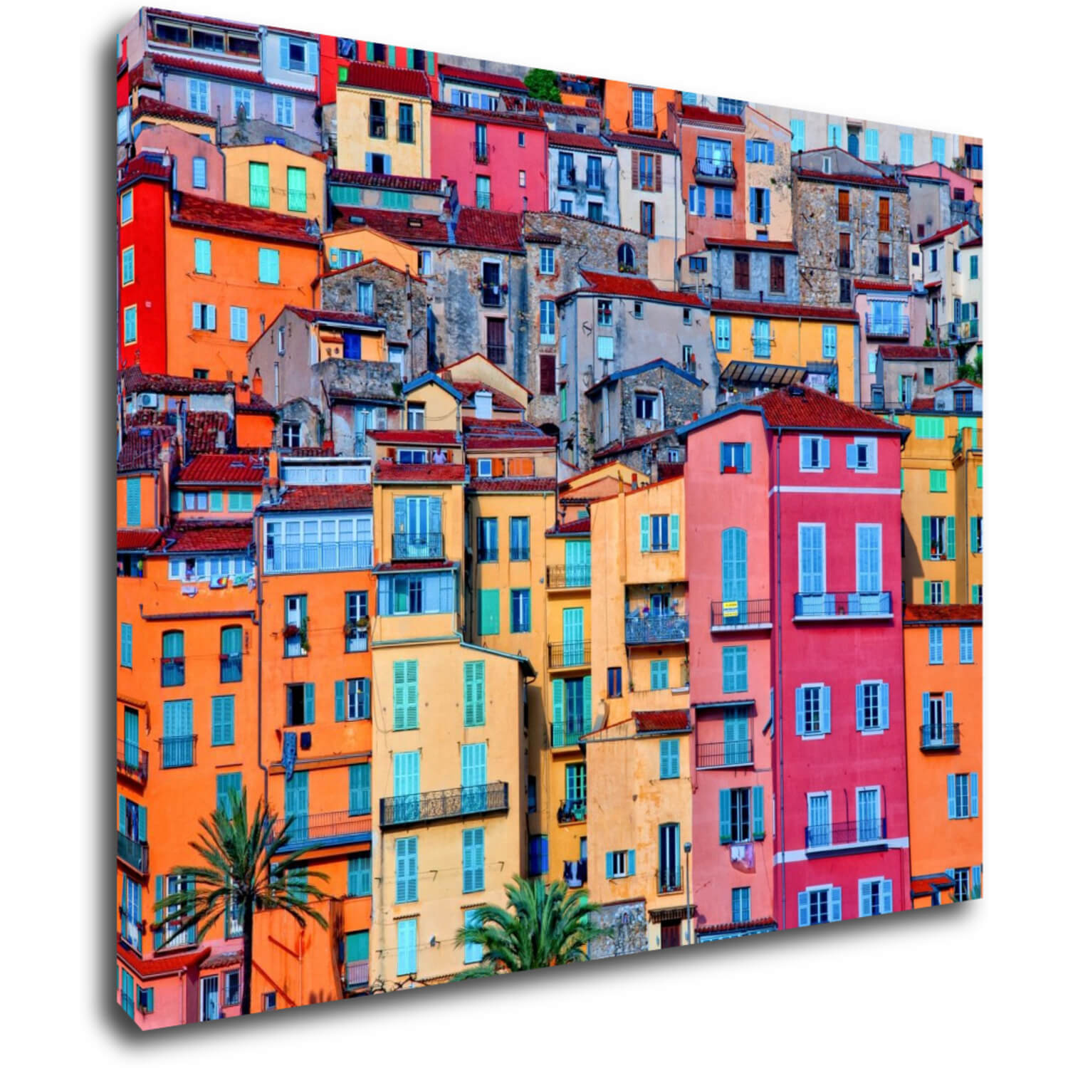 Obraz Colorful houses - 90 x 70 cm